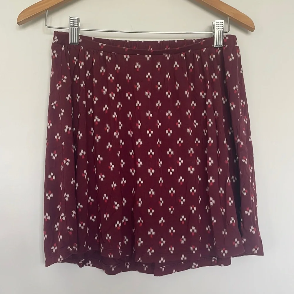 Old Navy Aztec Print Pull On Skirt Sz XL (14)